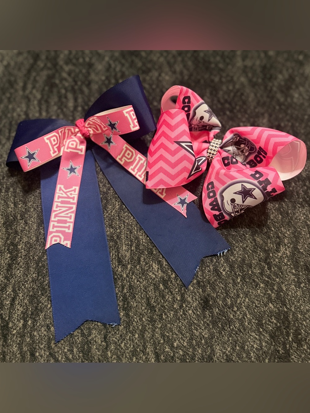 Dallas Cowboys Cheer Hair Bows